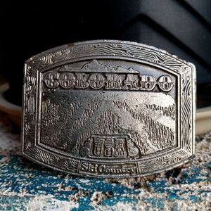 Colorado unique belt buckle
